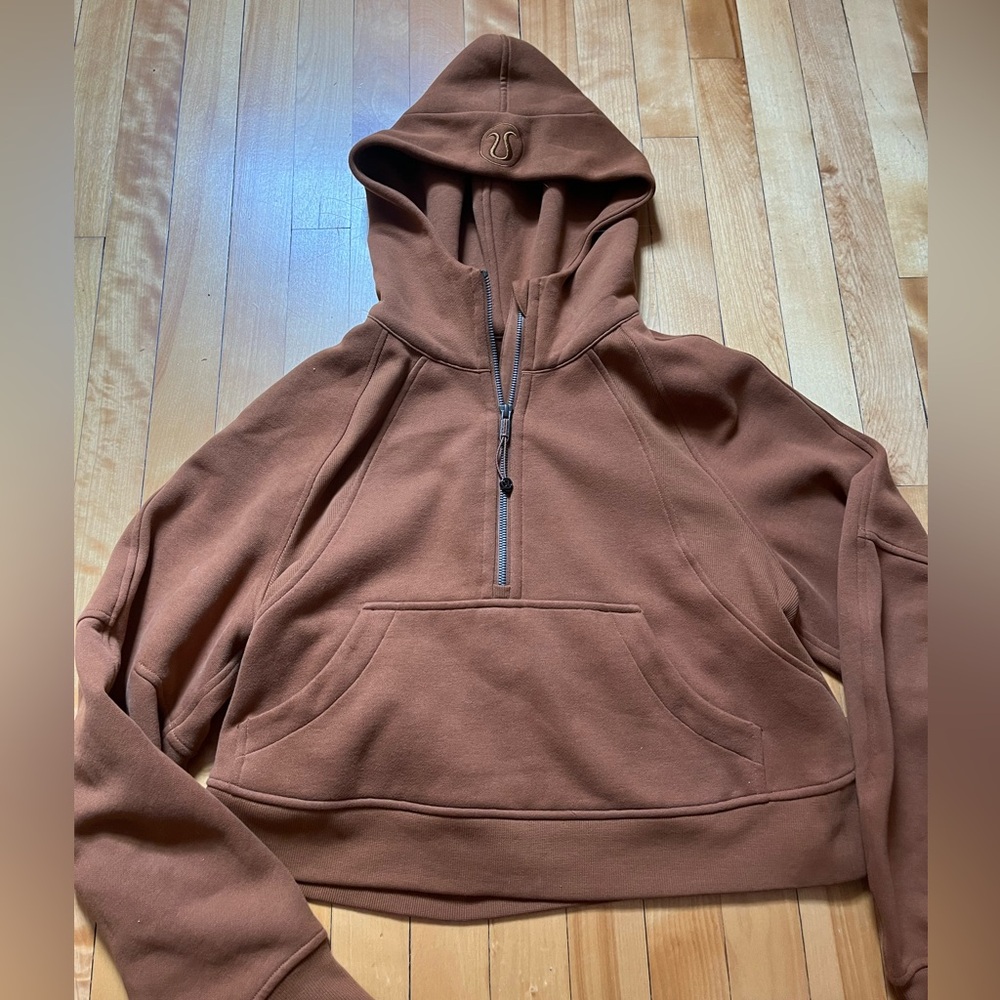 Orange Lululemon Scuba Hoodie